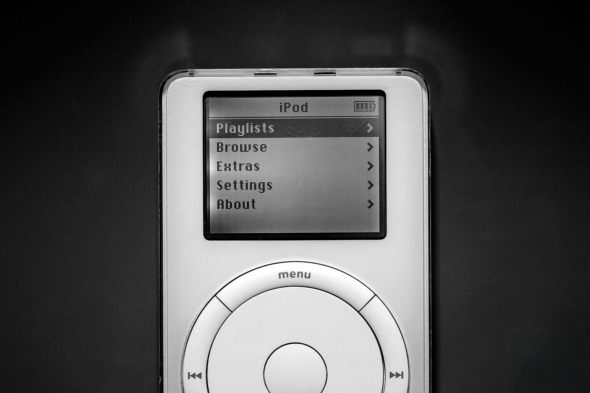 The first Apple iPod in 2001