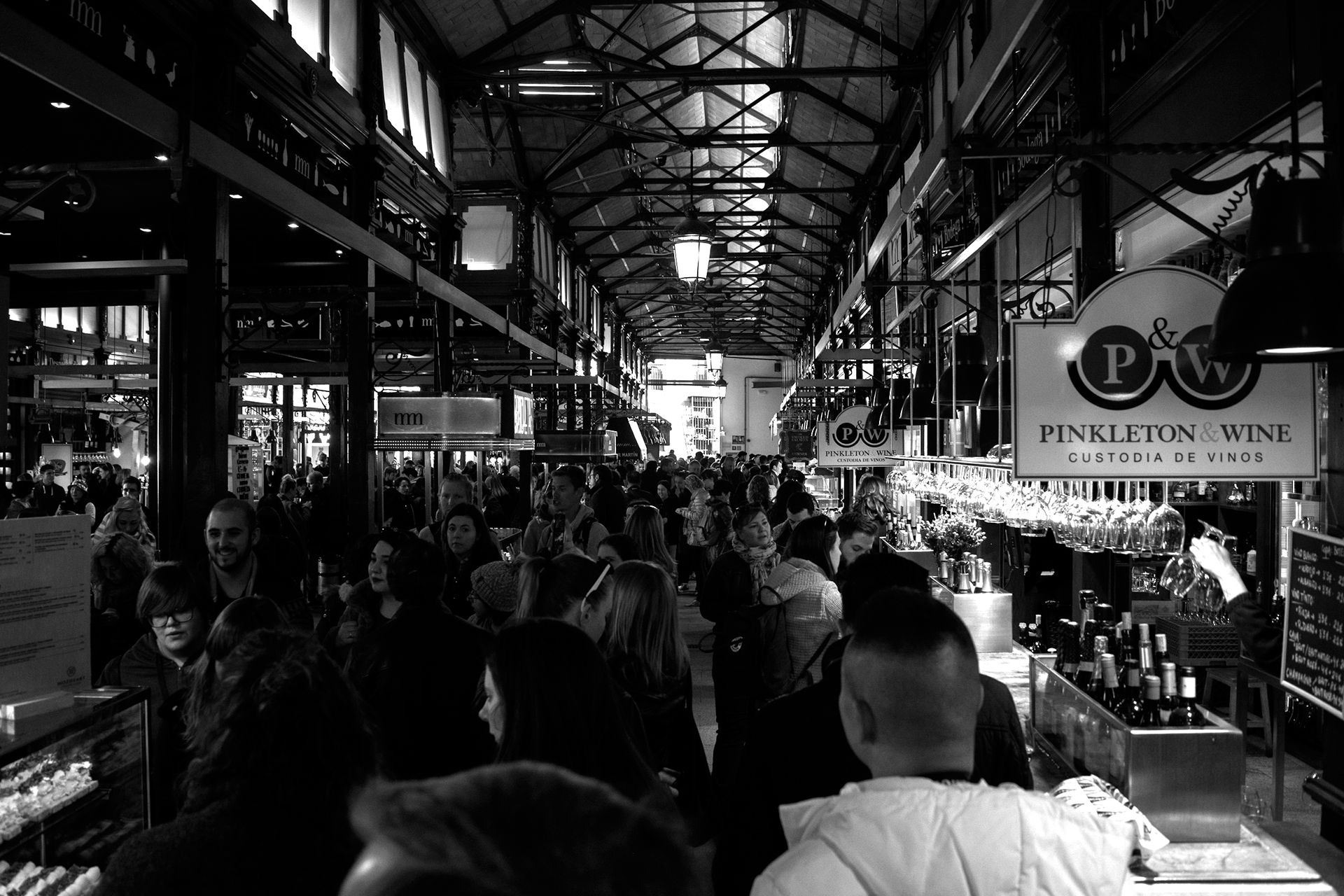 A crowded market in Madrid, much like our crowded market in social and streaming